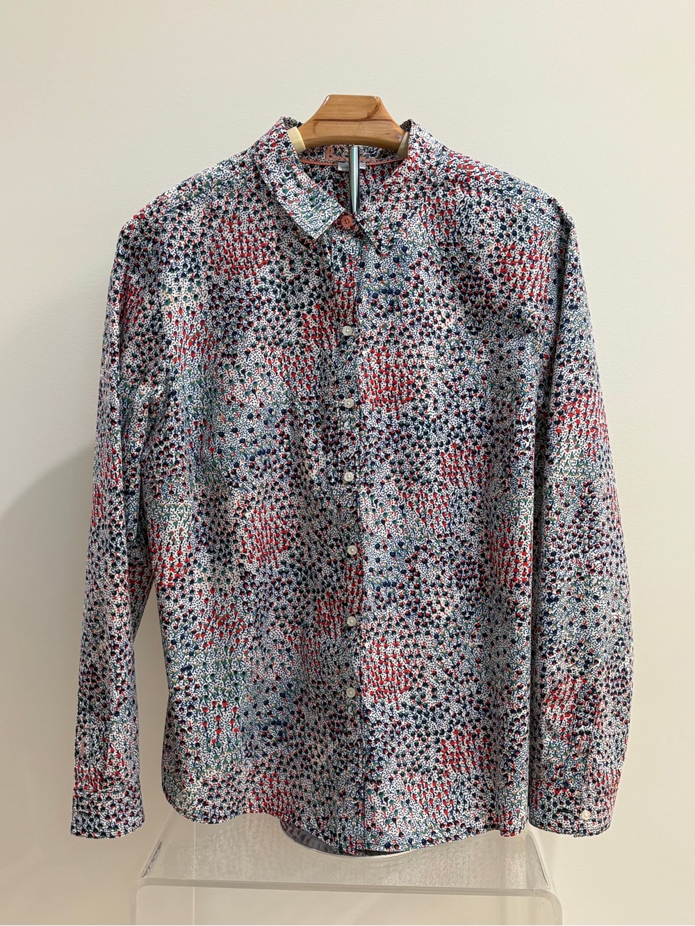 Boden Cotton Floral Blouse Size 16R